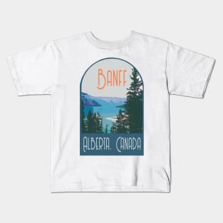 Banff Alberta, CA Decal Kids T-Shirt